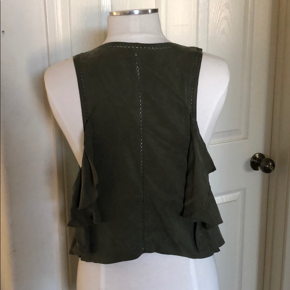 Free People Ruffle Vest - Picture 2 of 3